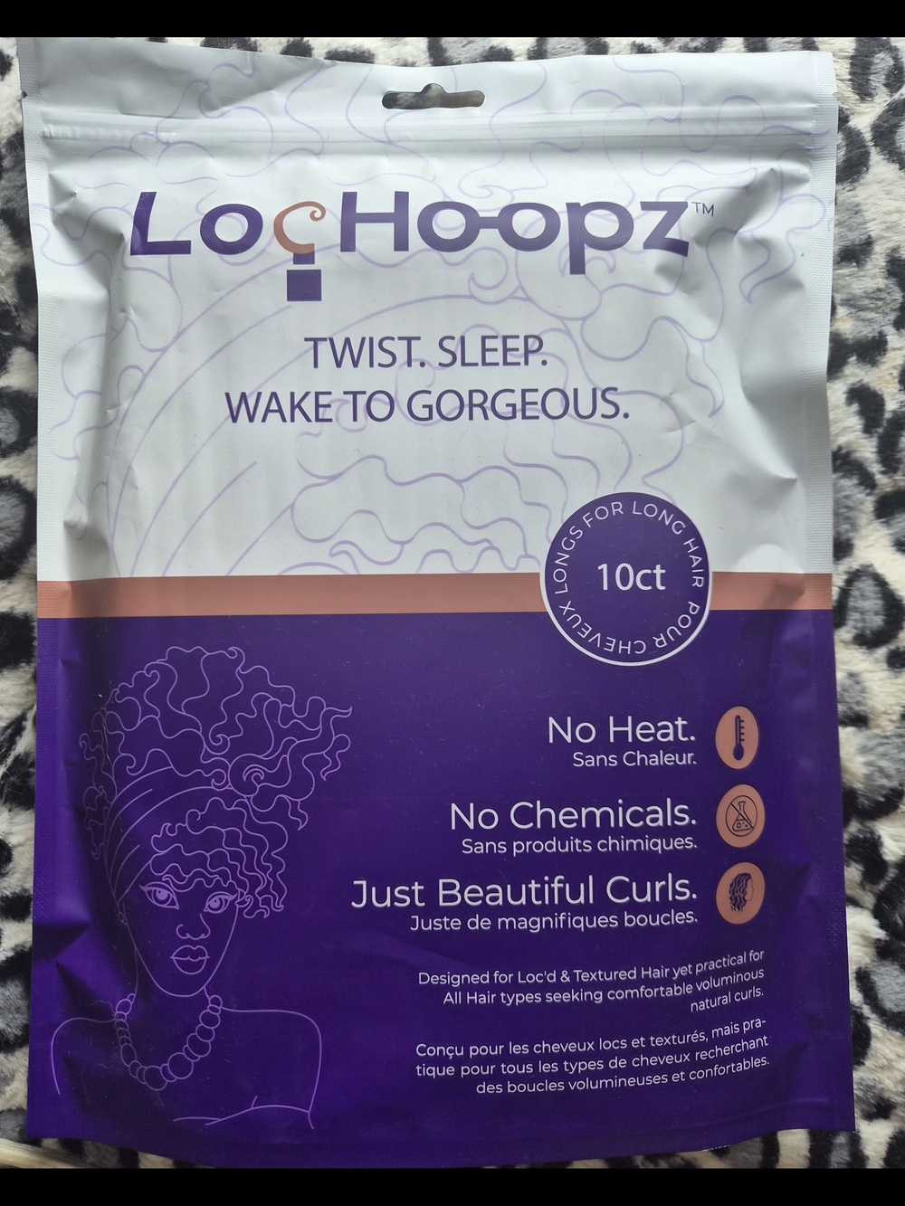 Loc Hoopz Long Hair Curling Loops (10 Count)